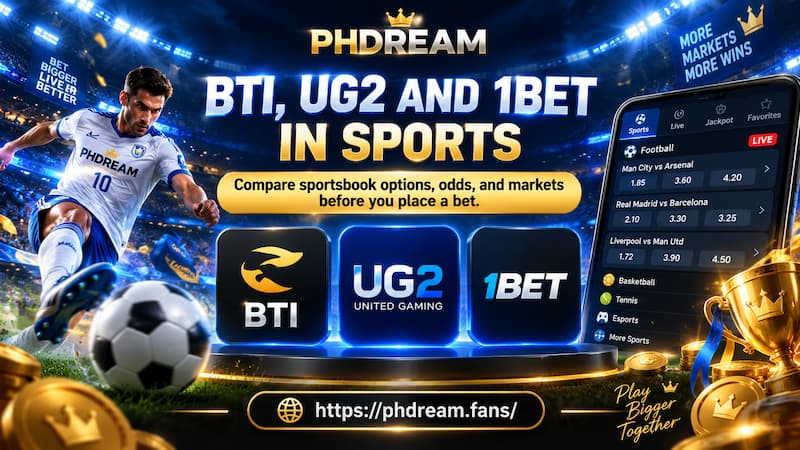 BTI, UG2 and 1BET in Sports