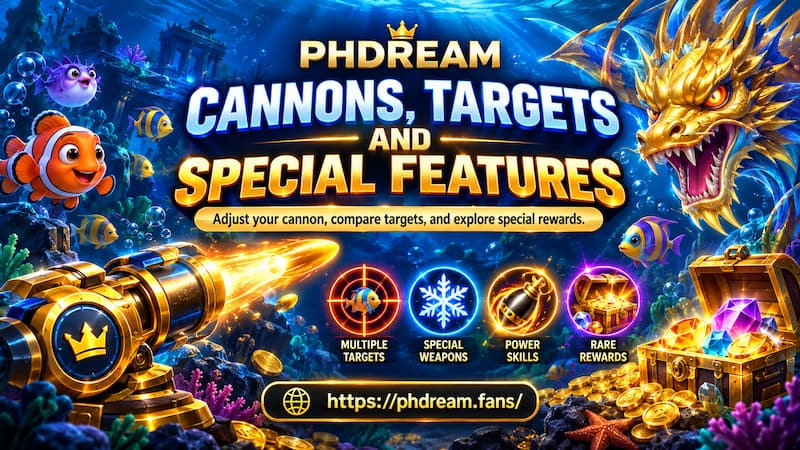 Cannons, Targets and Special Features