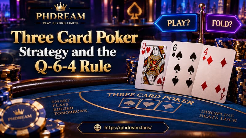 Three Card Poker Strategy and the Q-6-4 Rule